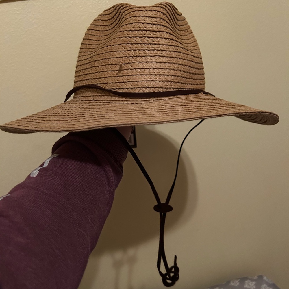 Stylish Brown Wide-Brim Hat